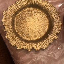 Gold And Silver Charger 