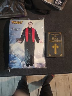 Priest And Bible