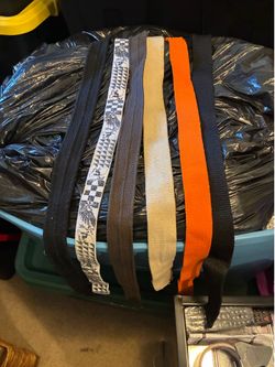 Small boy belts 6 piece set used