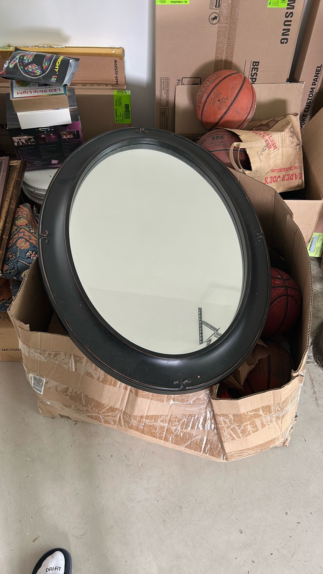 Medium Size Framed Mirror