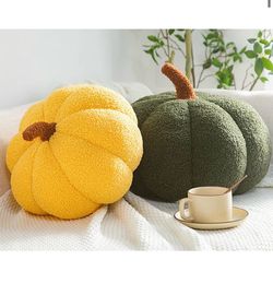 Pumpkin Shaped Throw Pillows Set of 2