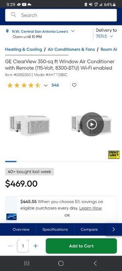 Lg Profile U A/c Unit 8300btu