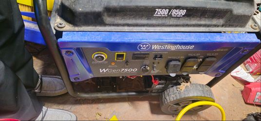 Westinghouse 7.5kw gas generator