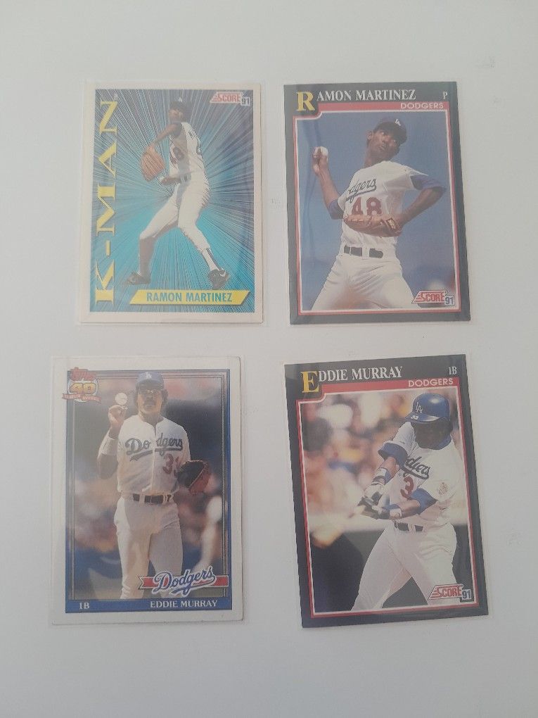 Martinez And Murray Baseball Cards