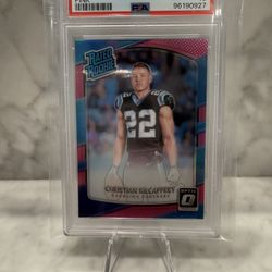 Christian Mccaffrey Optic Pink PSA 10 RC