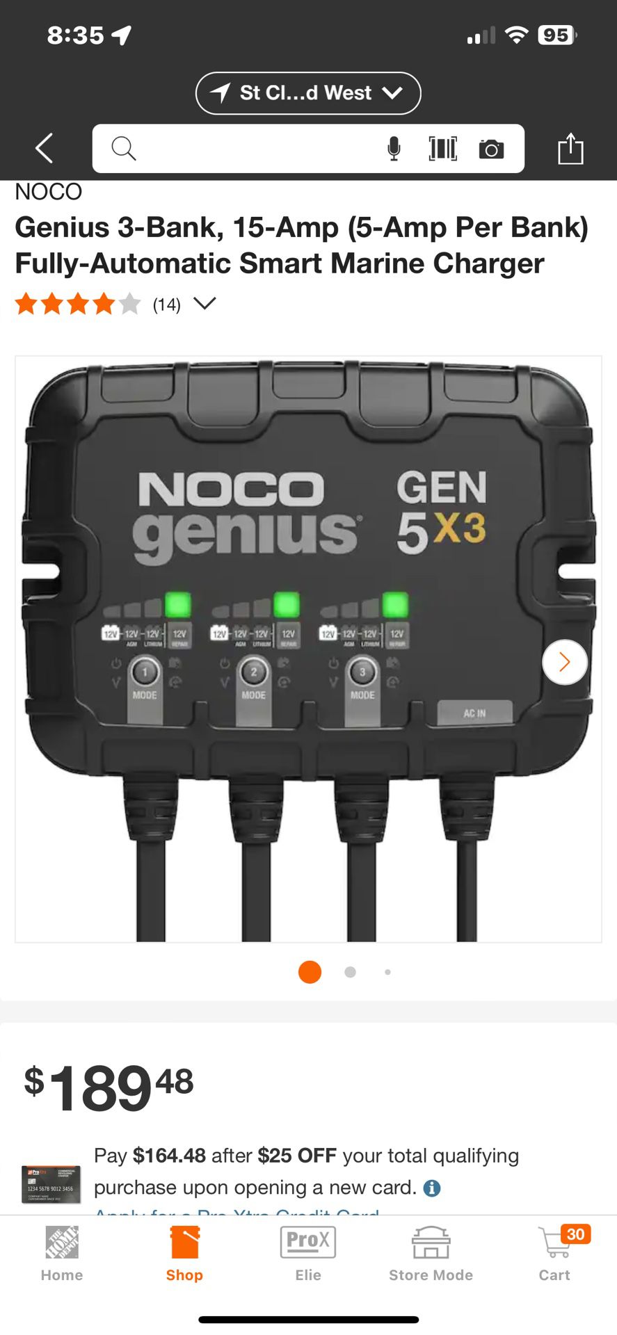 New Noco Genus Battery Charger 
