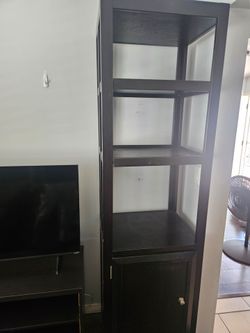 Entertainment center. TV NOT FOR SALE