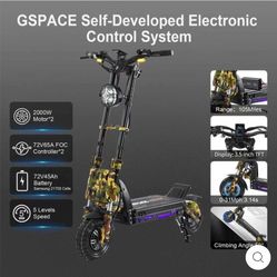 G space electric scooter GTR hyper scooter Off road