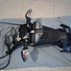 Motorcycle Rear Lights, Wireing Harness, And Bracket
