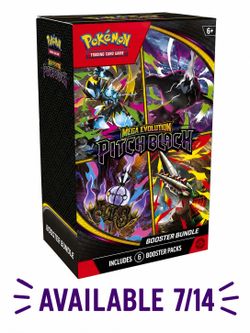 Pitch black Pokemon booster bundle available 7/14