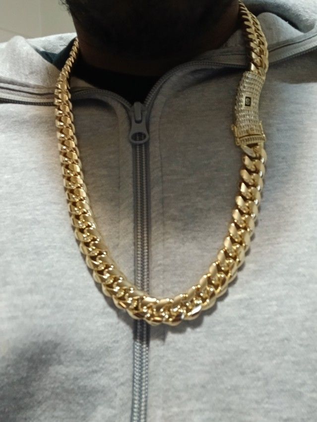 Stainless Steel Cuban Link Chain