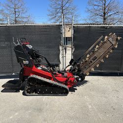 2018 Barreto 23RTK Ride-On Track Trencher 42” Honda GX690 22HP Engine- 576 Hours