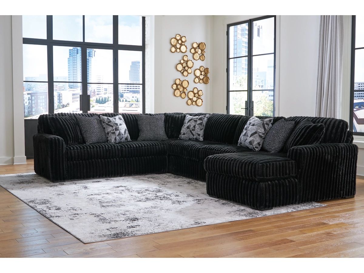 Brand New Ashley’s Midnight Madness 4pc Sectional