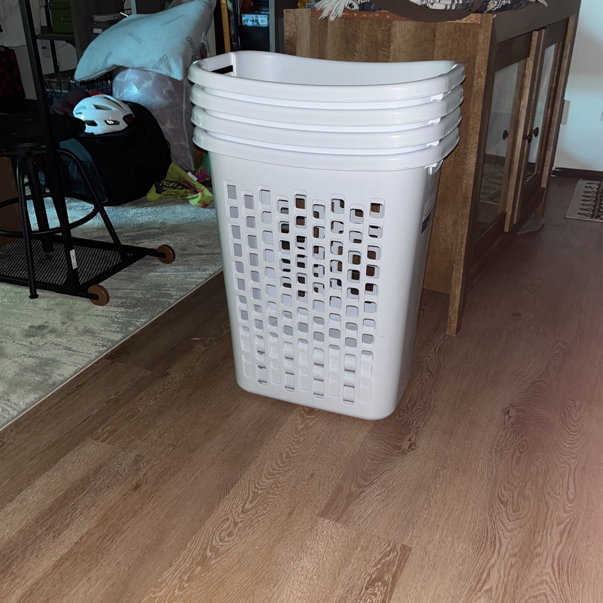 4 Laundry Baskets