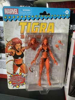 Hasbro Marvel Legends Retro Tigra The Feline Fury 6" Action Figure
