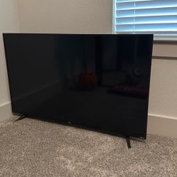 50” Flat Screen TCL Roku TV