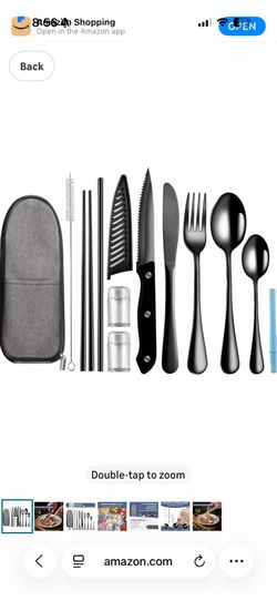 Brand new Travel Utensils with Case
