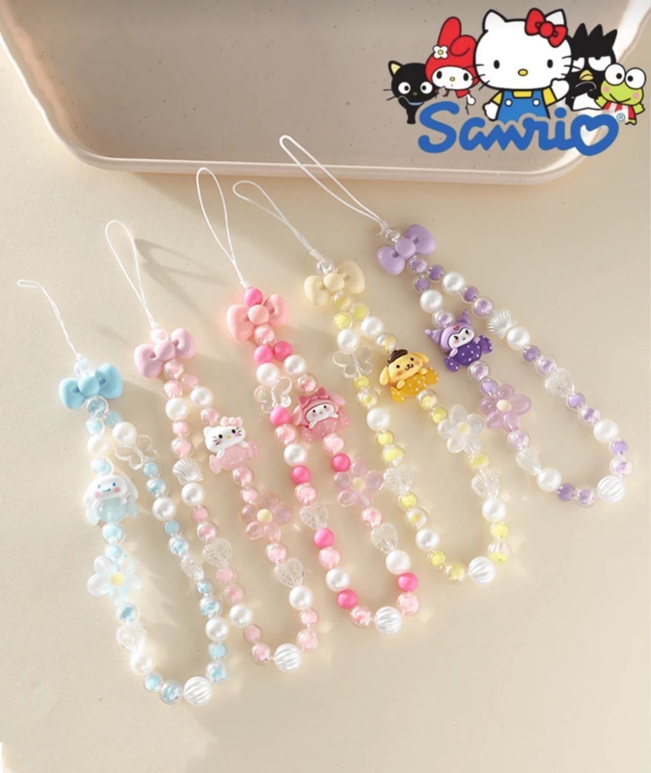 Sanrio Wristlet Phone Charms