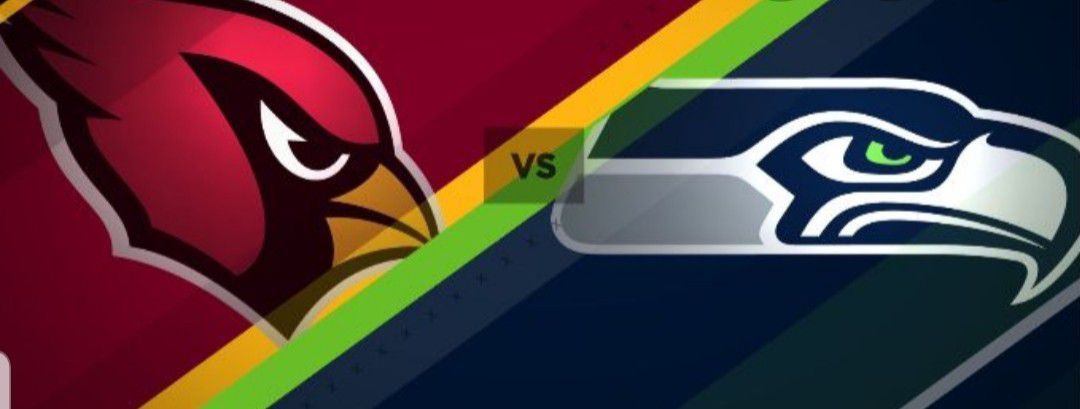 Seattle Seahawks vs Arizona Cardinals Tickets ***3 Rows from the field