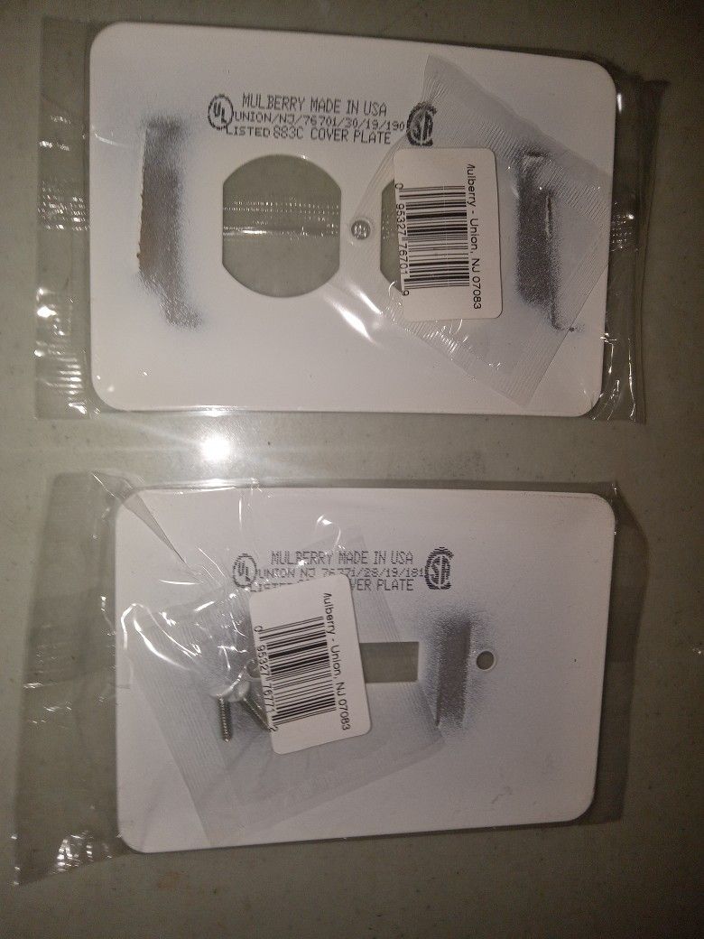 Factory Sealed Mullberry White Metal Oversized 80 PC Wall Plate Deal