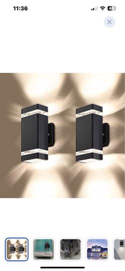 “New”(2)up and down square wall light(waterproof)