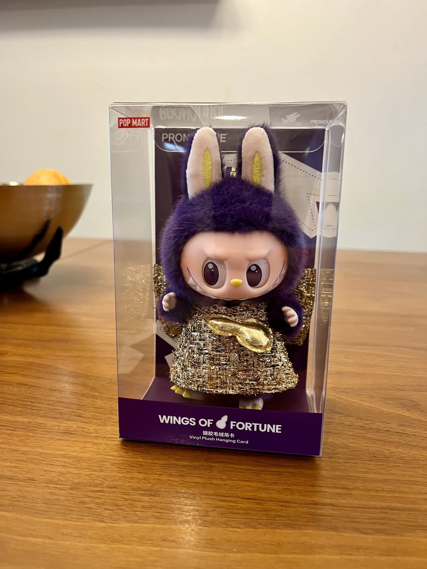Labubu X Pronounce - Wings Of Fortune Vinyl Plush Hanging Card