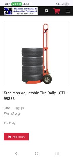 steelman adjustable tire dolley