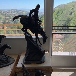 Large bronze Remington - The Mountain man 