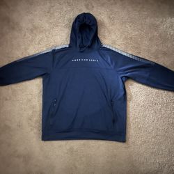 American Eagle Hoodie, Blue, 2XL