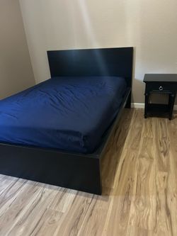 Full Size Bed with Nightstand