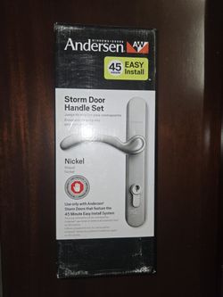 New in sealed box Andersen 45 minute easy install Storm Handle set