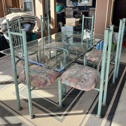 Vintage Glass Table