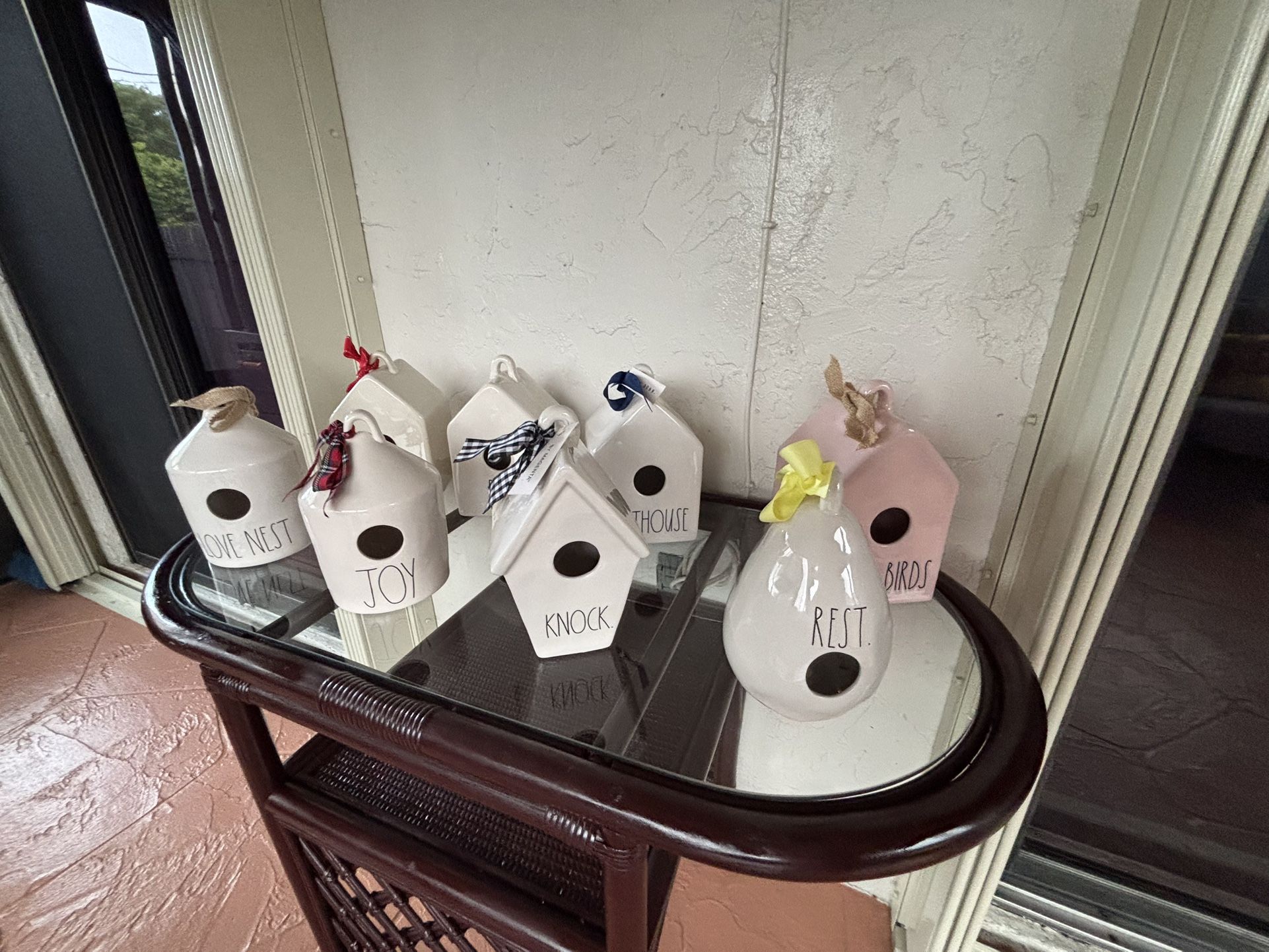Rae Dunn Bird House Collection