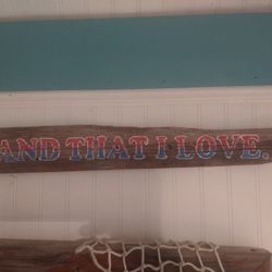 Proud American Driftwood Art.