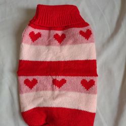 Small Heart Dog Sweater