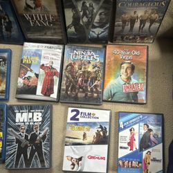 36 DVDs 9 Blue Ray 1 Xbox One Game And One PS3 Game 