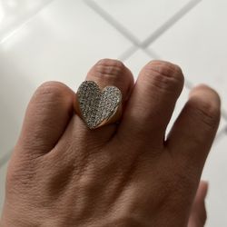 14k gold Heart Ring