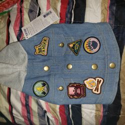 XS Pet Jean Jacket 