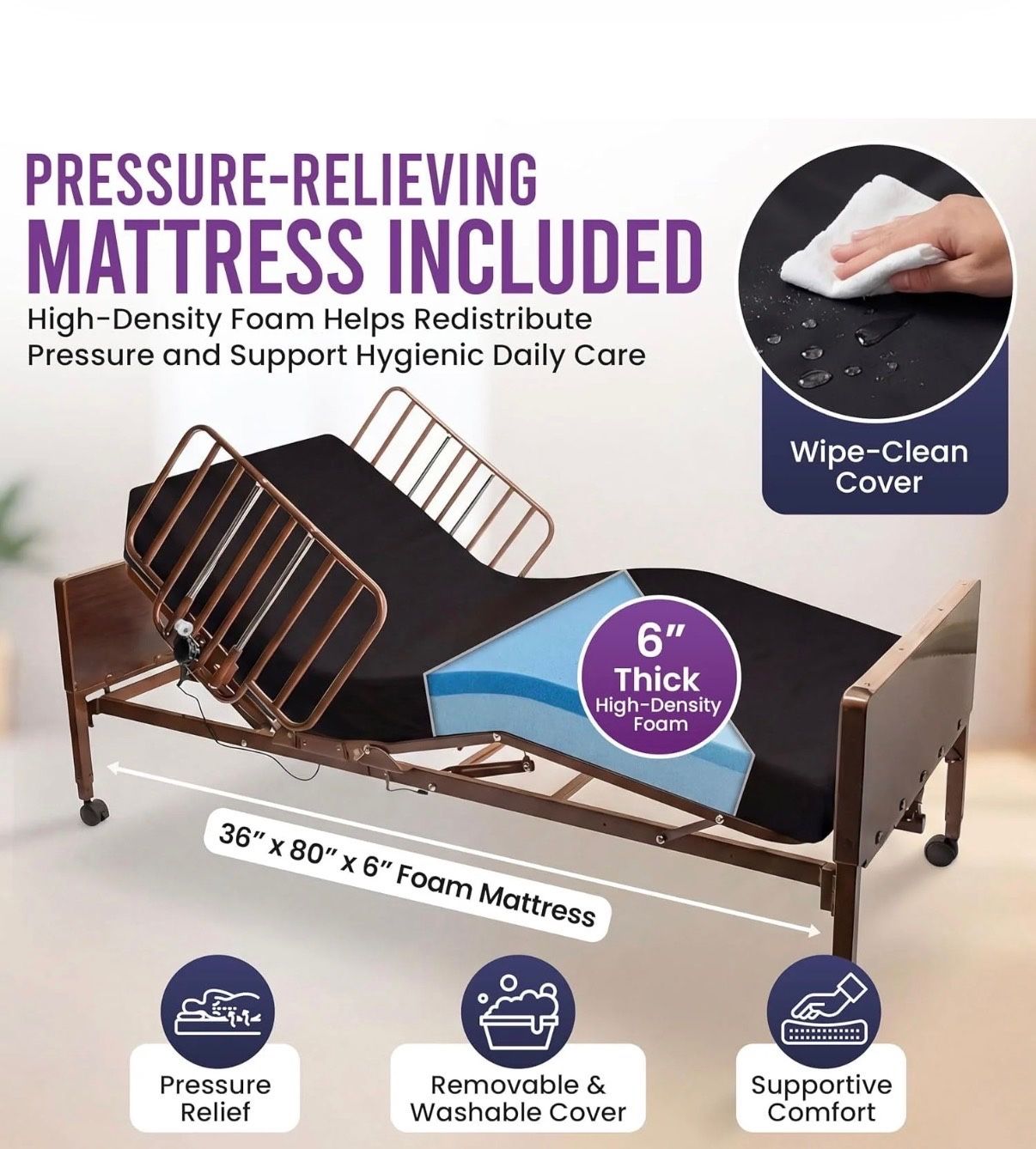 Adjustable Hospital Bed