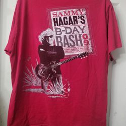 Vintage 2009 Sammy Haggard Rock Tour T shirt Size Large 