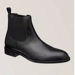 BOSS Tayil Leather Dress Chelsea Boots Men’s 8.5