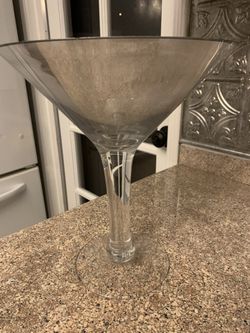 Large Martini Decorative