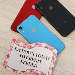 Apple IPhone Xr Unlocked 64GB - $1 Down Today, No Credit Required (PROMOTION FROM 6/21 TO 7/5)