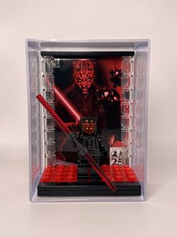 Collectible Force Pack Minifigure Display Case For Lego Star Wars Darth Maul