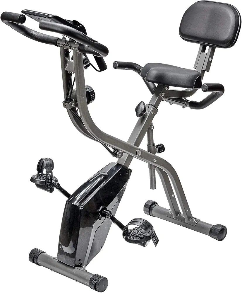 North American Health + Wellness Home Track Fitness Bike w/ Bands #zb8692
