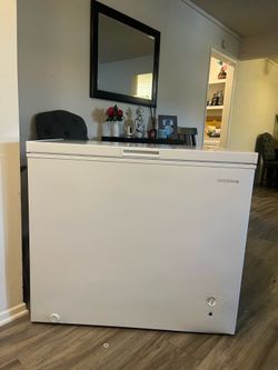 Brand: Insignia . Chest Freezer - White