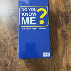 “Do You Know Me” Board Game