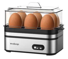 Rapid Egg Cooker Electric 6 Eggs Capacity