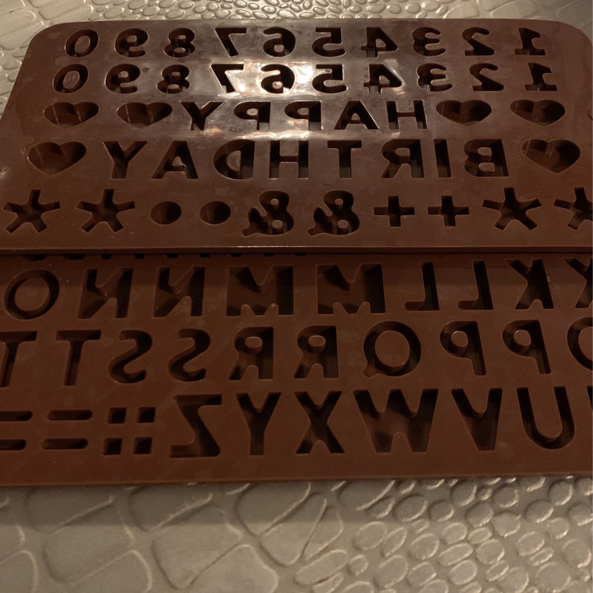 Alphabet- Silicone Mold