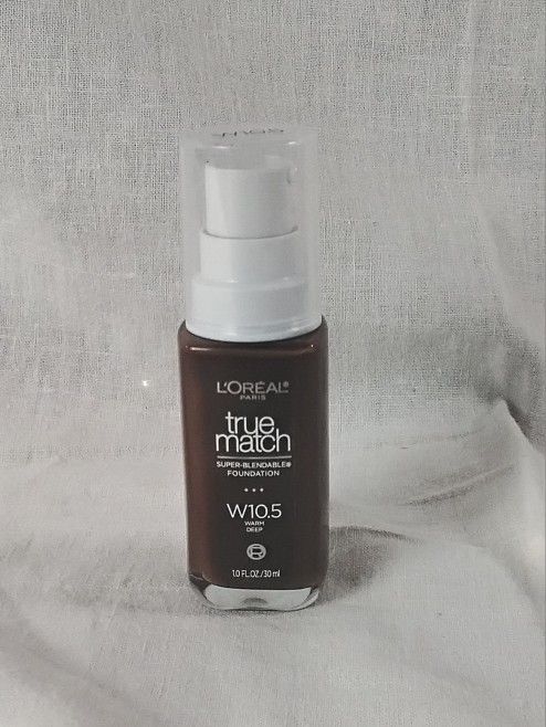 Foundation L'Oreal True Match Super-Blendable W10.5 Warm Deep 1.0 fl oz